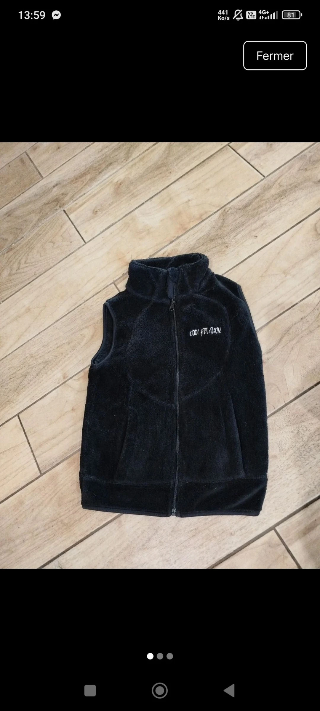 Veste sans manche 